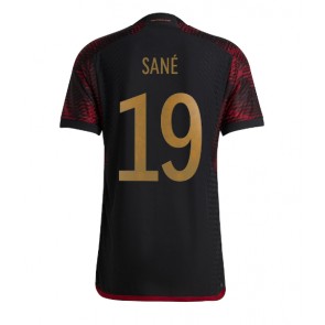 Tyskland Leroy Sane #19 Bortatröja VM 2022 Kortärmad